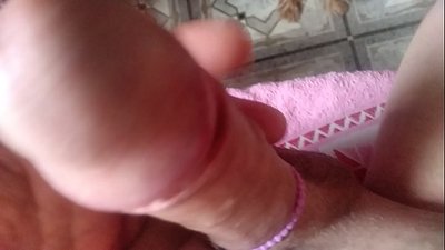 Bermain dengan batang saya dan anjing saya dengan saya